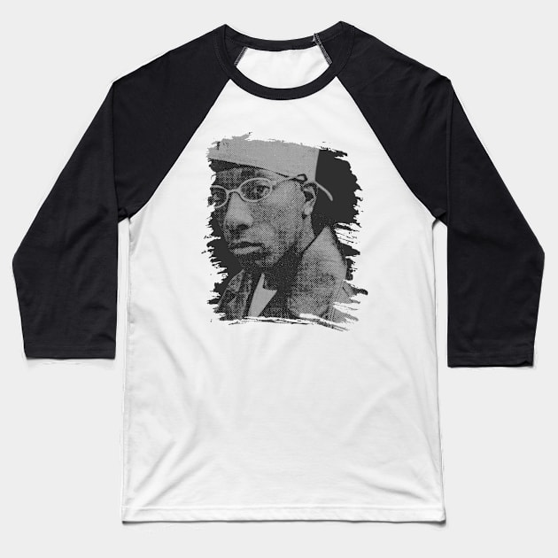 BIG L // Brush retro Baseball T-Shirt by Degiab